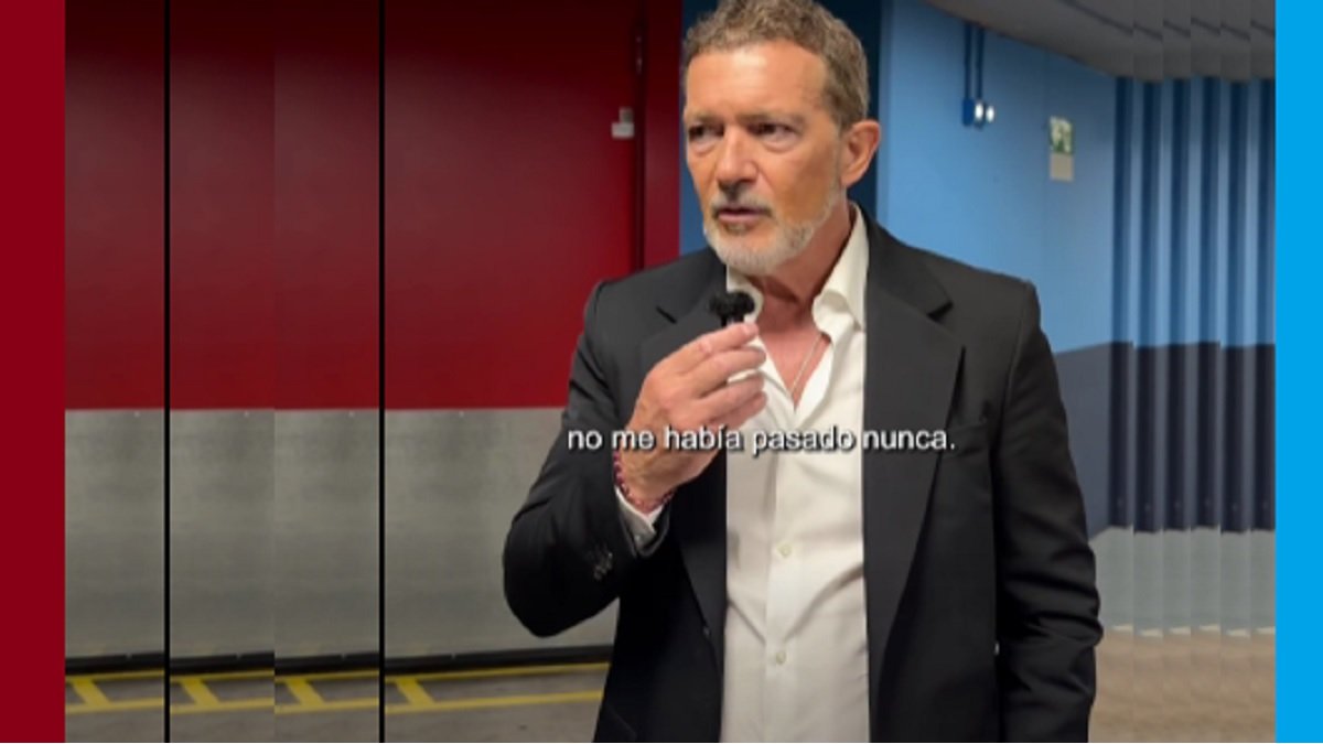 Antonio Banderas, 65 años, 50 en los escenarios, ha sentido algo nuevo en este escenario, que enlaza con Dios y sus raíces