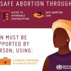 Propaganda abortista de la Organización Mundial de la Salud.