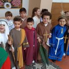 Niños del Colegio de Nuestra Señora del Carmen de Antequera.