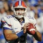 El jugador de fútbol americano, Tim Tebow