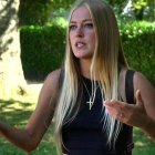 Pauline descubrió a Jesucristo a través del cine.