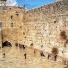Muro del templo de Jerusalén que queda en pie y que es sagrado para los judíos
