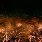 El infierno en «Constantine» (2005) de Francis Lawrence, con Keanu Reeves y Rachel Weisz: una visión claramente inspirada en los cuadros de El Bosco (1450-1516).
