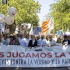 Manifestación provida de la Asamblea de Asociaciones en Madrid en junio de 2022