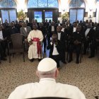 Se hace pública la charla que mantuvo el Papa con los jesuitas en su viaje a RD Congo: "Piensen que el ministerio de los grandes patriarcas es siempre vitalicio. Y la tradición histórica es importante".