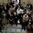 Muchos de los profesores vienen de Sillycon Valley y el campus se ha abierto en Castel Gandolfo, la residencia de verano del Papa y sede del Observatorio Astronómico Vaticano (foto: algunos de los fundadores del nuevo Instituto).