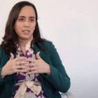 "A mí me encanta recomendar el arte bizantino, que, es cierto, es muy duro a nuestros ojos, porque no tiene nada que ver ni con nuestra perspectiva ni con nuestro código de color. Pero, es un arte teológico, catequético", dice María.