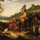 'Pero viajar, también, al menos no del todo, es morir un poco. Viajar es, muchas veces, una tortura autoinfligida que, en realidad, nadie te ha pedido'. Imagen: El Viaje de Abraham, de Pieter Lastman (1583-1633).