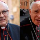 Los cardenales Baltazar Porras (izquierda) y Diego Padrón.