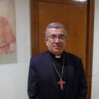 El arzobispo Luis Argüello en la sede de Conferencia Episcopal Española