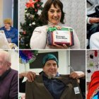 Algunos de los participantes en la iniciativa solidaria Reyes Majos.