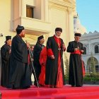 El Patriarca siríaco Mar Awa III en el sínodo asirio de 2022... los antiguos nestorianos llegaron a China en el 635