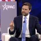 J.D. Vance, durante su participación en la Conferencia de Acción Política Conservadora que está teniendo lugar esta semana en Washington.