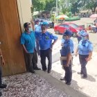 Una iglesia de Nicaragua vigilada durante la Semana Santa de 2024.