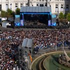 Fiesta de la Resurrección en Cibeles.