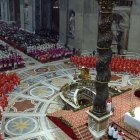 La Misa Pro Eligendo Pontifice, en la Basílica de San Pedro.