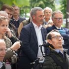 Cientos de personas se concentraron este sábado en los Inválidos contra la ley de eutanasia que promueve Macron.