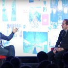 Jordi Massegú, promotor de LifeTeen en España, con Emili Marlés y Abraham Cruz, los primeros párrocos con LifeTeen