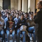 El obispo José Ignacio Munilla, en un encuentro diocesano como el que se celebrará el 3 y 4 de octubre en torno a la evangelización.