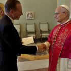 León XIV y Brian Burch.