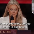 Erika Kirk en su discurso memorial de perdón, y Alejandro Bo lo comenta