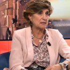 María San Gil, durante una reciente entrevista de Alfonso Rojo.
