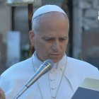 El Papa en el acto por la paz del Coliseo.