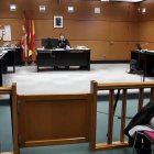 Un momento del juicio celebrado en Vitoria contra 21 militantes provida que finalmente han sido absueltos.