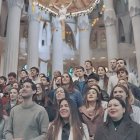 Cientos de voces participaron en la grabación del himno a la visita del Papa.