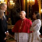 Los Reyes de España con el Papa león XIV en el Palacio Real