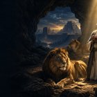 Daniel en el foso de los leones: la imagen bíblica de una fidelidad que no se doblega, incluso cuando el poder parece tener la última palabra.