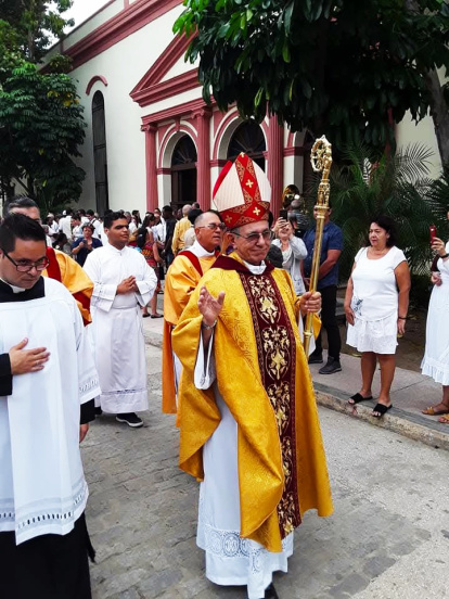 El arzobispo de La Habana, cardenal Juan de la Caridad.