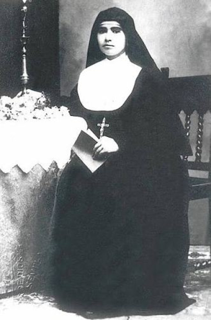 Sor Eusebia Palomino, en una de las escasas fotos que hay de ella.