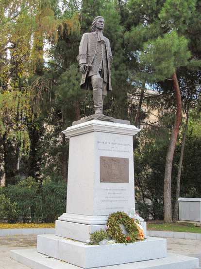 Blas de Lezo. Estatua en Madrid