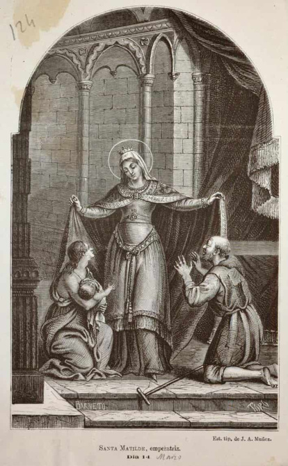 Santa Matilde, emperatriz.
