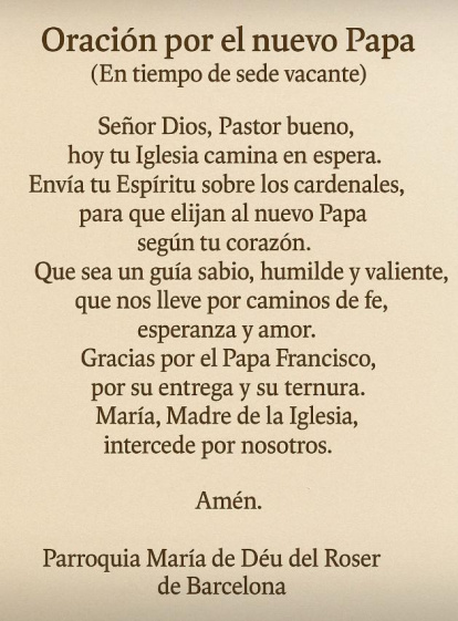 Puedes compartir esta bella oración entre tus contactos. 