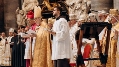 Patriarcas y metropolitas de ritos católicos orientales con el Dicasterio de Iglesias Orientales en San Pedro del Vaticano