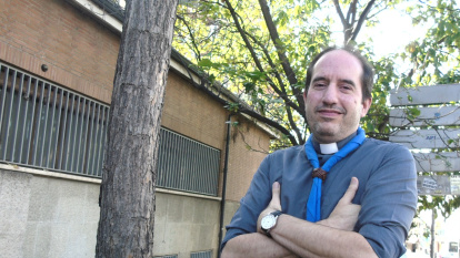 Abraham Cruz, párroco en Espíritu Santo (Madrid) y consiliario nacional de Guías y Scouts de Europa