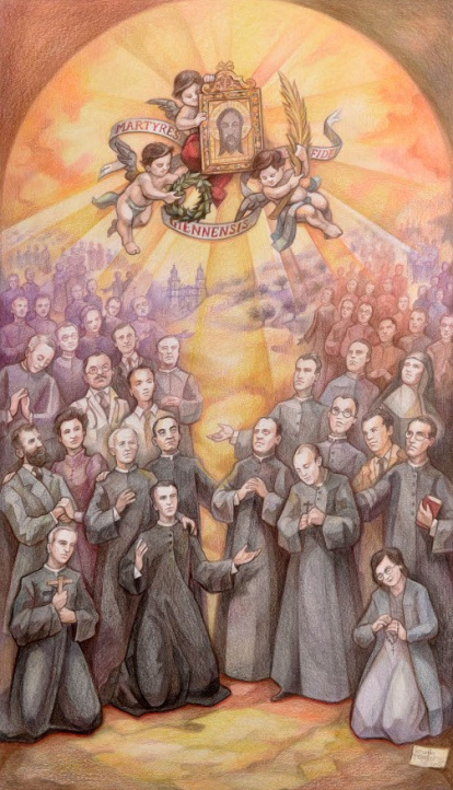 El pasado 6 de noviembre fue presentado el cuadro de los 124 mártires.