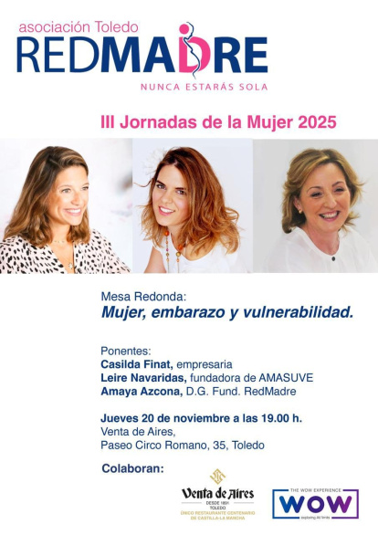 Cartel de la mesa redonda del pasado día 20