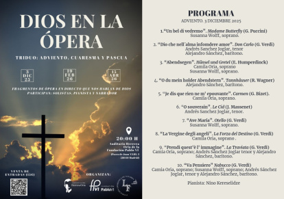 El programa del triduo