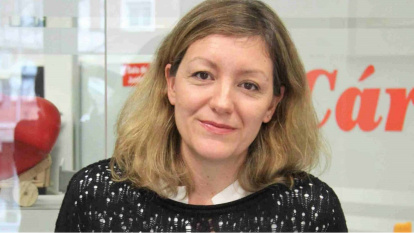 Natalia Peiro en 2017, cuando fue elegida como Secretaria General de Cáritas Española