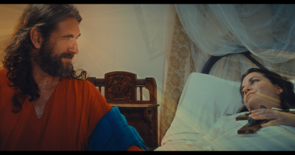 Visión mística de Cristo con Gemma enferma.