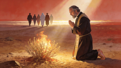 «Descalzándonos como Moisés ante la zarza ardiente» (Rafael Vázquez).