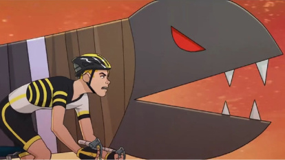 David entiende que su lucha no es contra árabes ni judíos ni contra otros equipos ciclistas, sino contra la Serpiente de la discordia