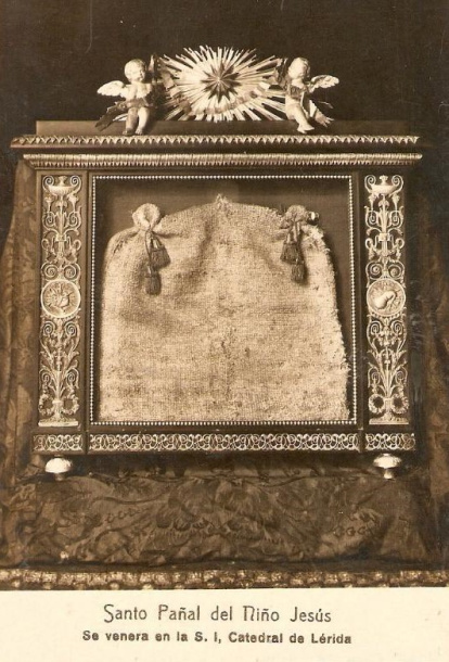 Estampa de antes de la guerra civil para la devoción de esta reliquia.