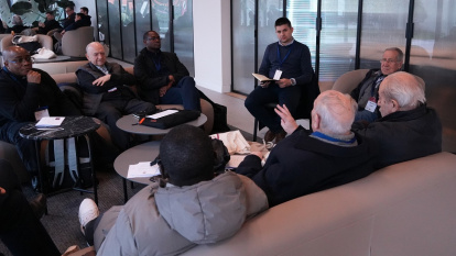 Sacerdotes de la diócesis de Madrid hablan en un grupo de trabajo de Convivium