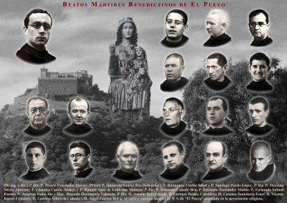 Beatos benedictinos mártires del monasterio de El Pueyo.
