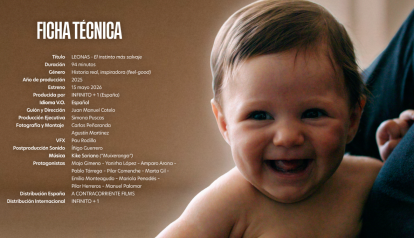 Un “cachorro” en brazos, símbolo de los miles de niños a los que LEONAS quiere poner nombre, rostro y una promesa: ningún niño solo.