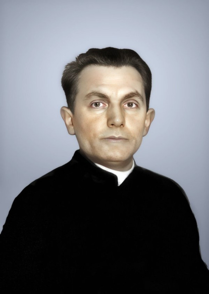 El reverendo mayor Józef Kacprzak (1886-1940), capellán de Katyn, asesinado en Kalinin (hoy Tver).
